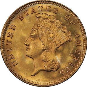 image for: $3 1879 PCGS MS65+ CAC