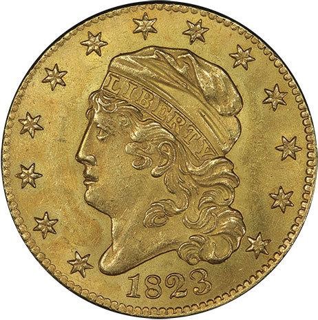 image for: $5 1823 PCGS MS63+ CAC