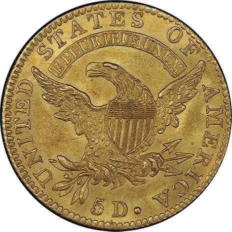 image for: $5 1823 PCGS MS63+ CAC