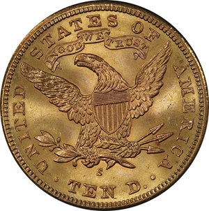 image for: $10 1903-S PCGS MS66+ CAC