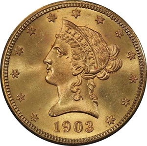 image for: $10 1903-S PCGS MS66+ CAC