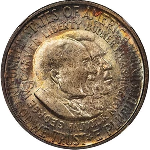 image for: 50C 1951-S WASHINGTON-CARVER. NGC MS67+ CAC