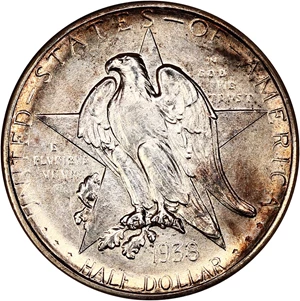 image for: 1938-D Texas 50c NGC MS66