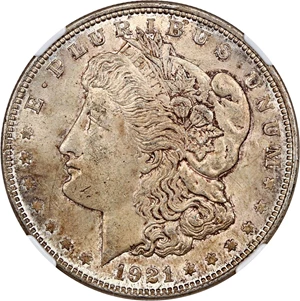 image for: 1921 Morgan $1 NGC MS63
