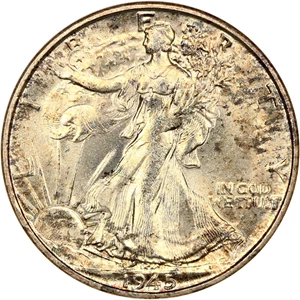 image for: 1945-S 50c ANACS MS63