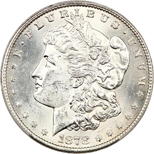 image for: 1878-S $1 PCGS UNC Details (Damage)