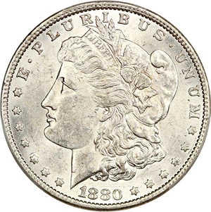 image for: 1880-O $1 PCGS AU58