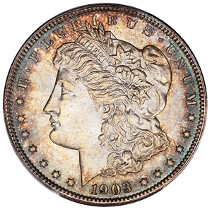 image for: 1903 $1 PCGS MS65