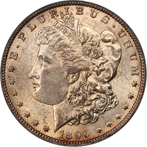 image for: 1896-O $1 PCGS AU58