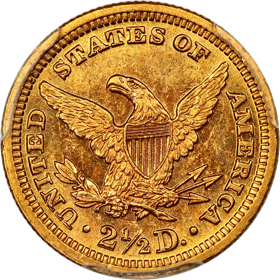 image for: 1894 $2 1/2 PCGS MS62