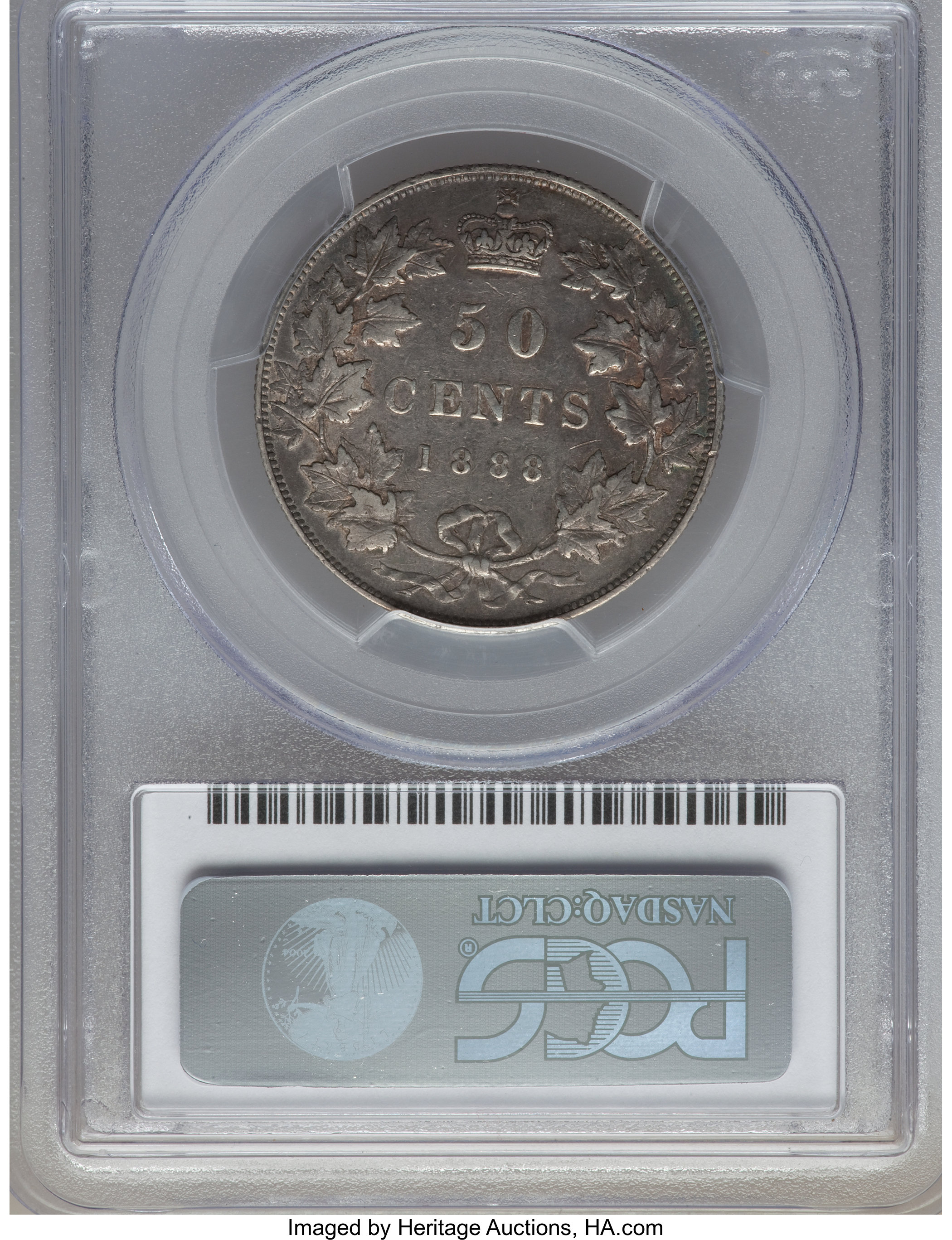 image for: Victoria 50 Cents 1888 XF40 PCGS