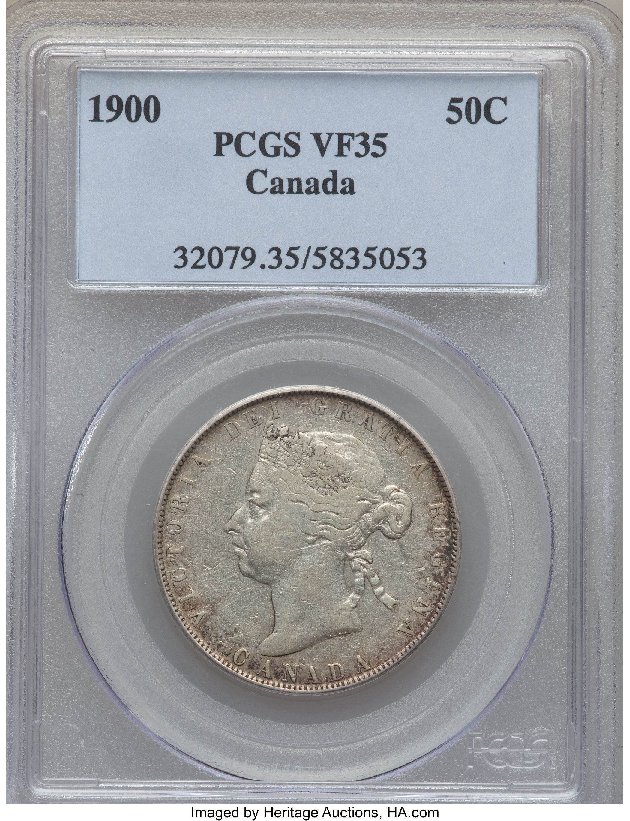 image for: Victoria 50 Cents 1900 VF35 PCGS