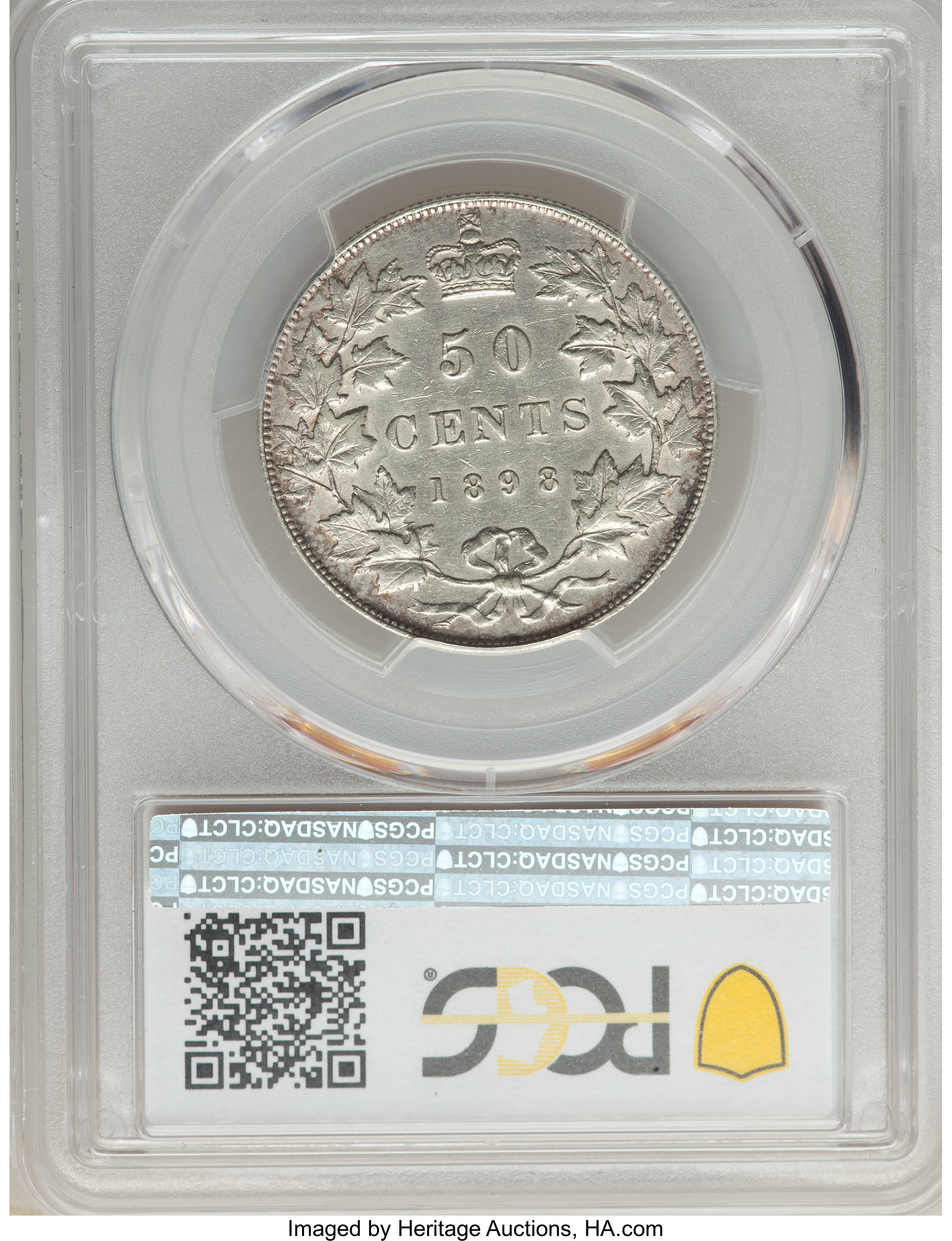 image for: Victoria 50 Cents 1898 XF45 PCGS