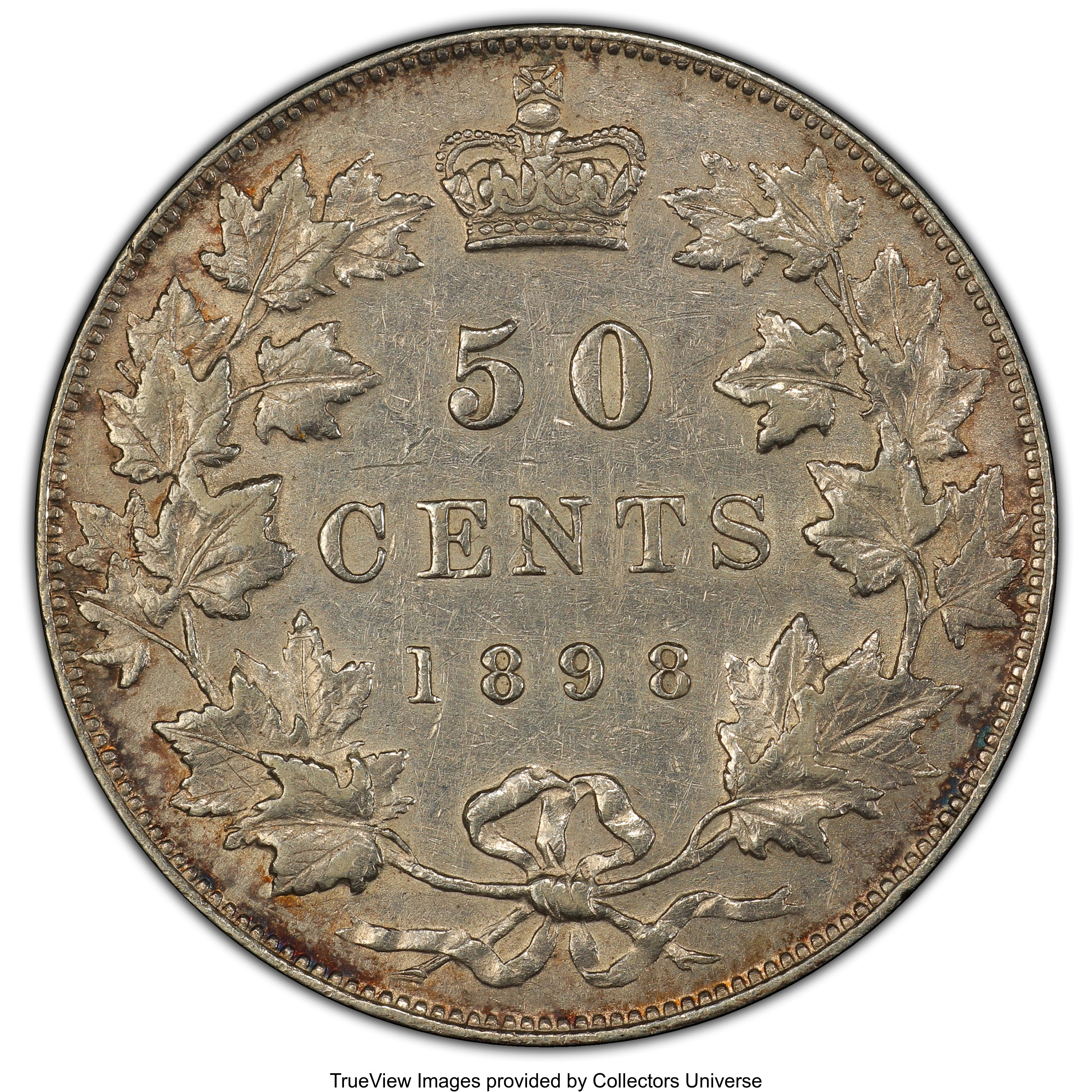 image for: Victoria 50 Cents 1898 XF45 PCGS
