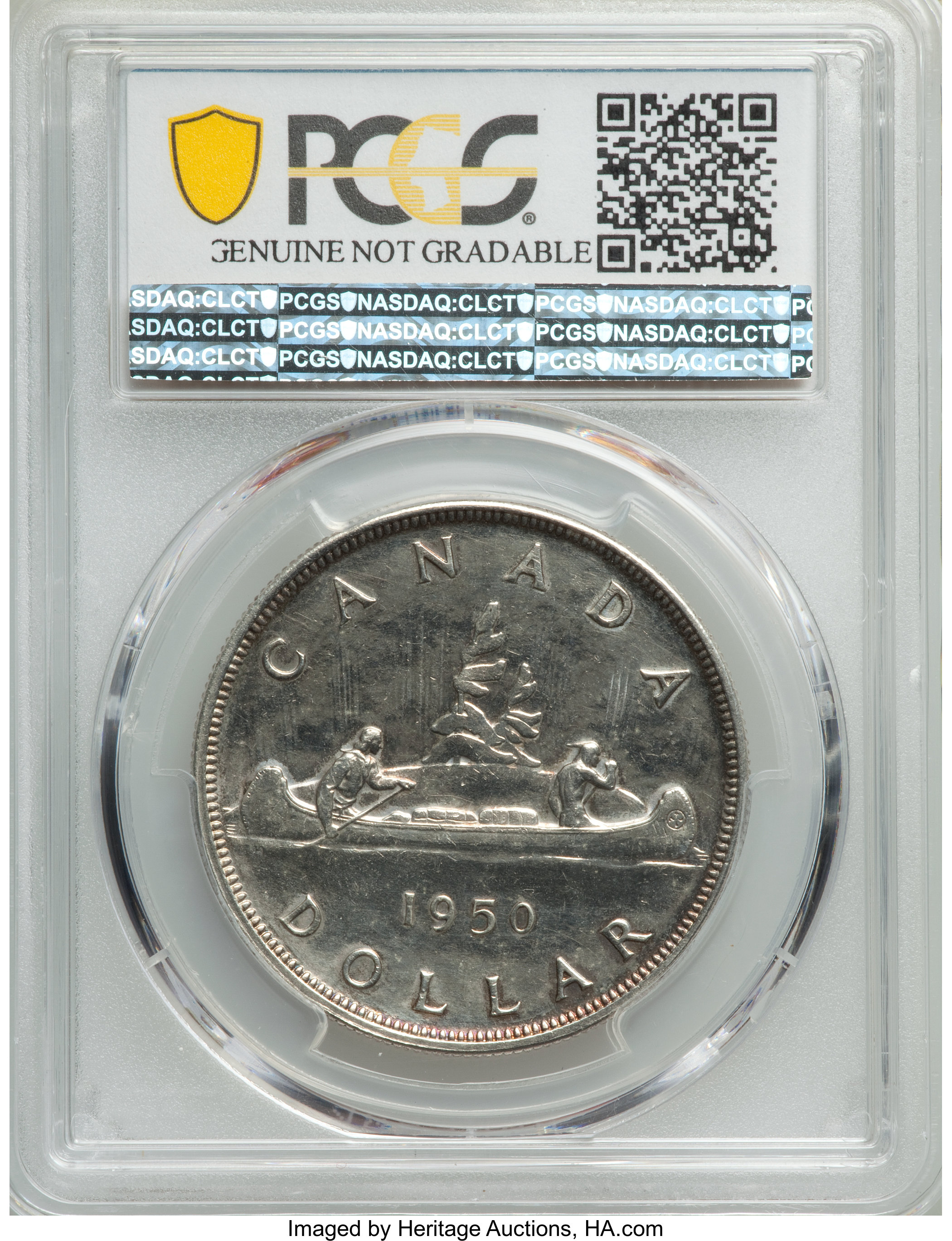 1950 S$1 Arnprior MS (KM-37) VF20 thumbnail 2