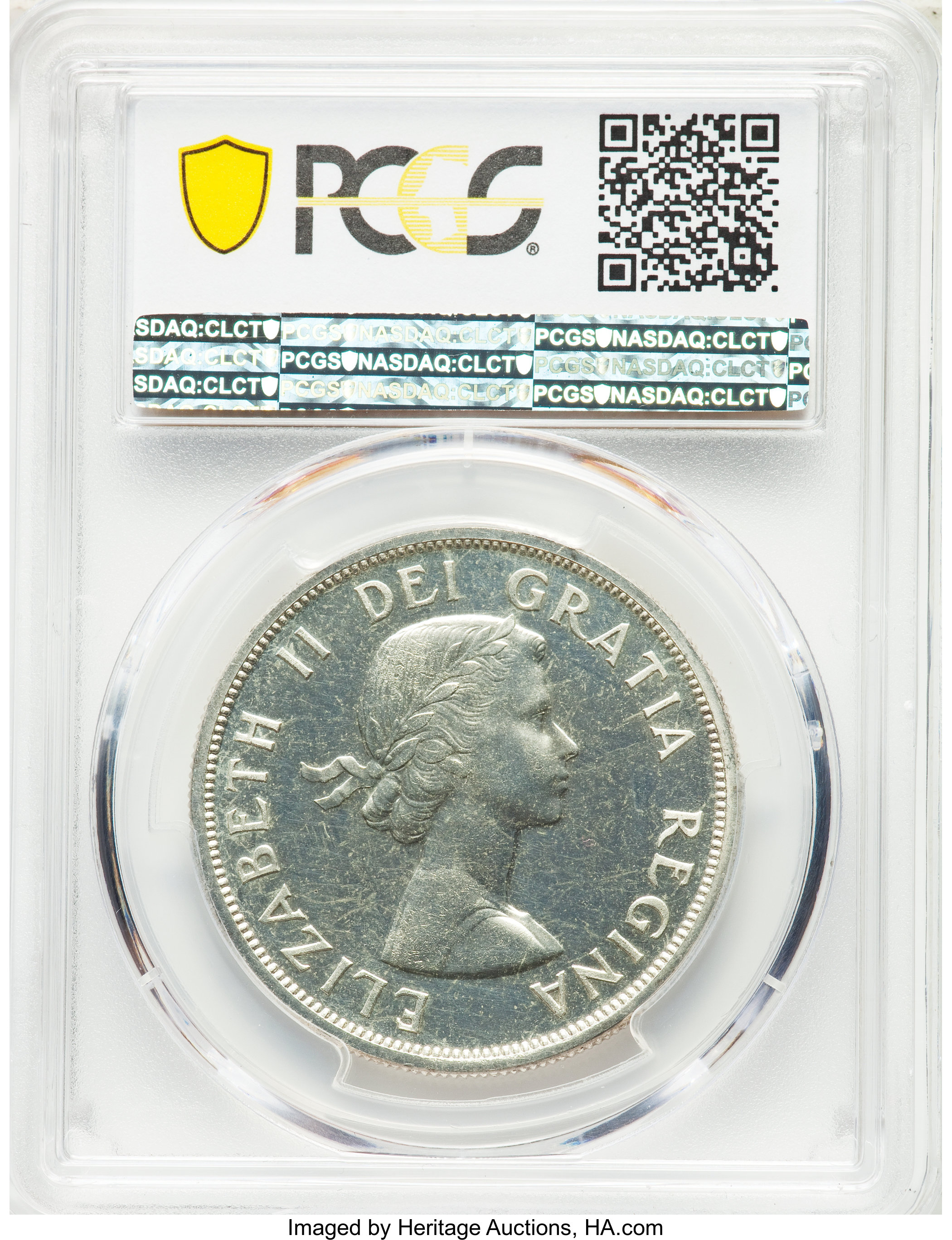 image for: Victoria Prooflike Dollar 1958 PL63 PCGS