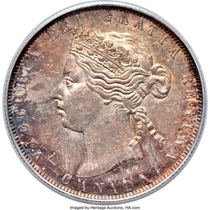 image for: Victoria 50 Cents 1870-LCW