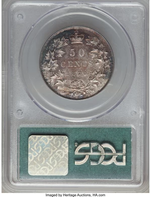 image for: Victoria 50 Cents 1870-LCW
