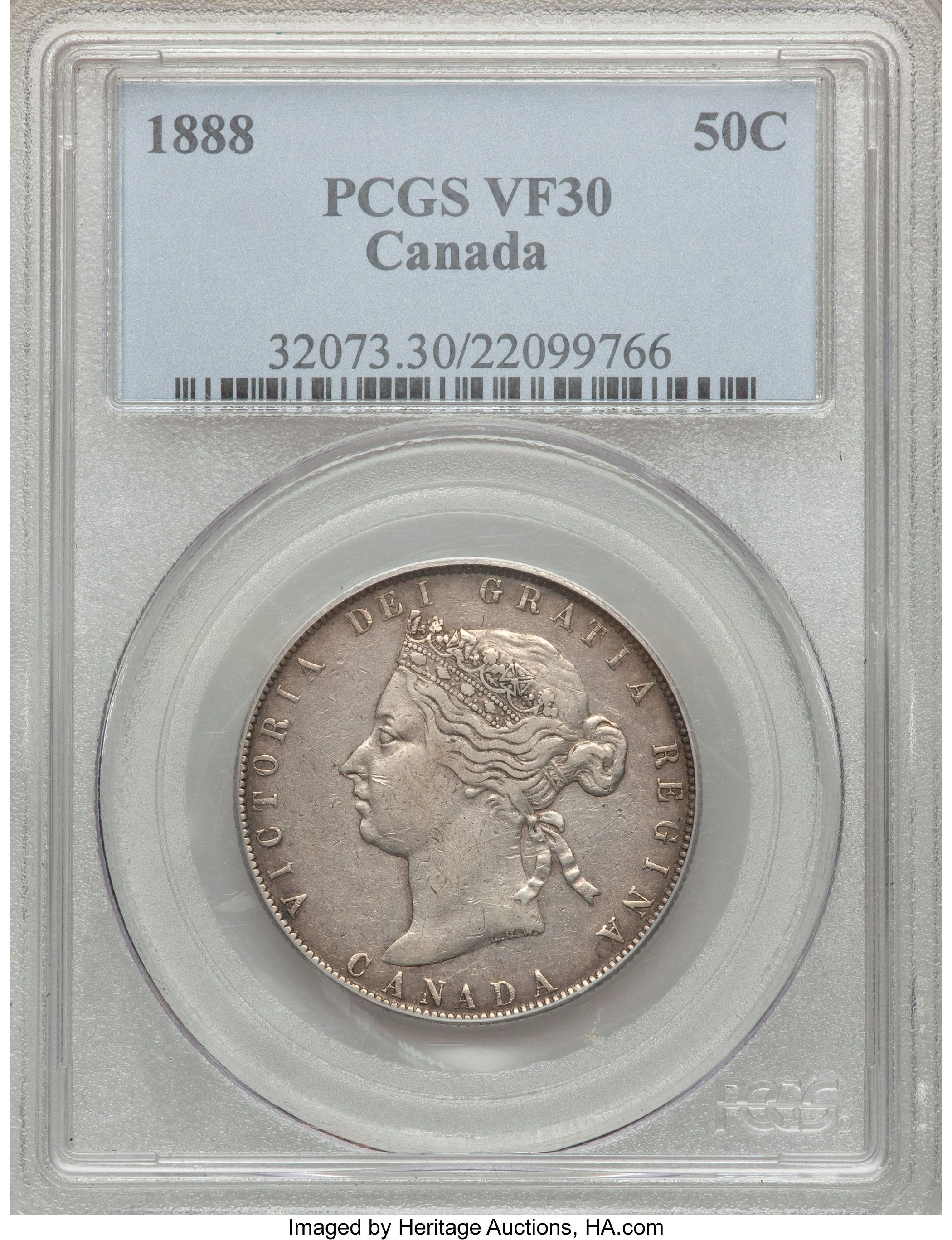 image for: Victoria 50 Cents 1888