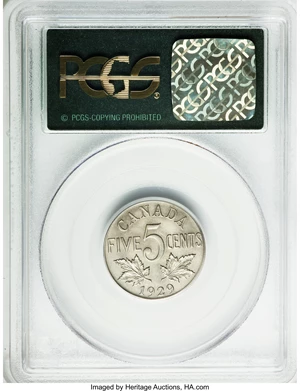 image for: George V Specimen 5 Cents 1929