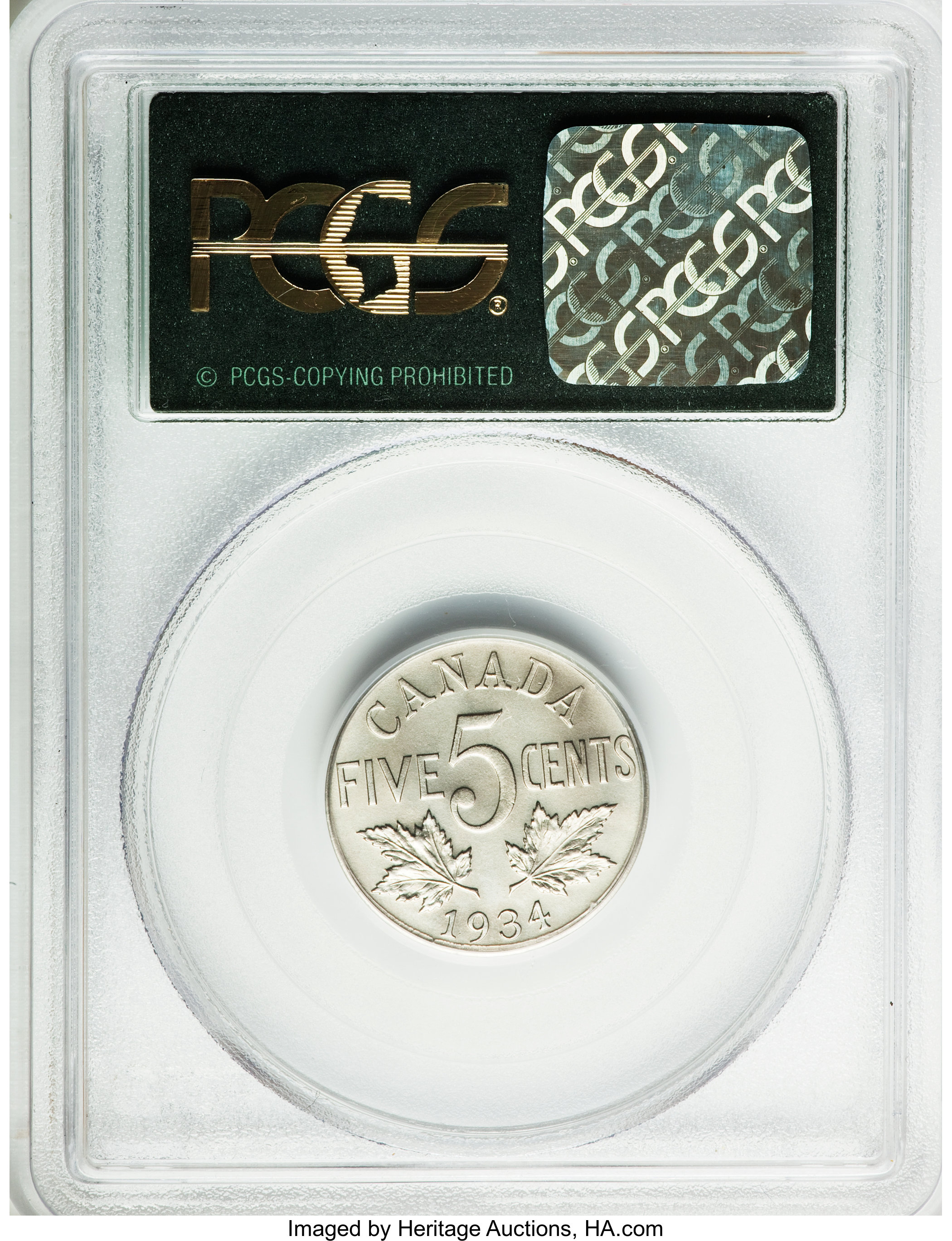 image for: George V Specimen 5 Cents 1934