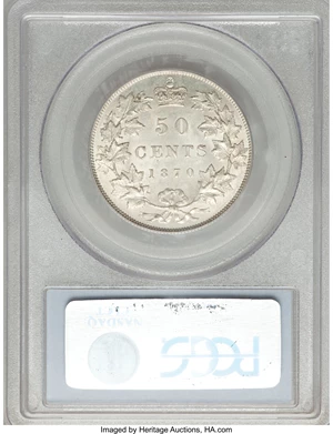 image for: Victoria 50 Cents 1870-LWC