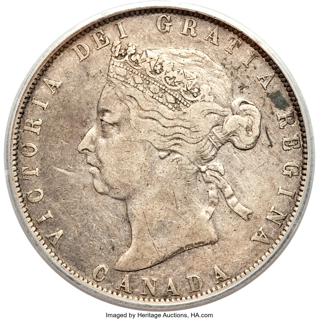 image for: Victoria 50 Cents 1890-H VF25 PCGS