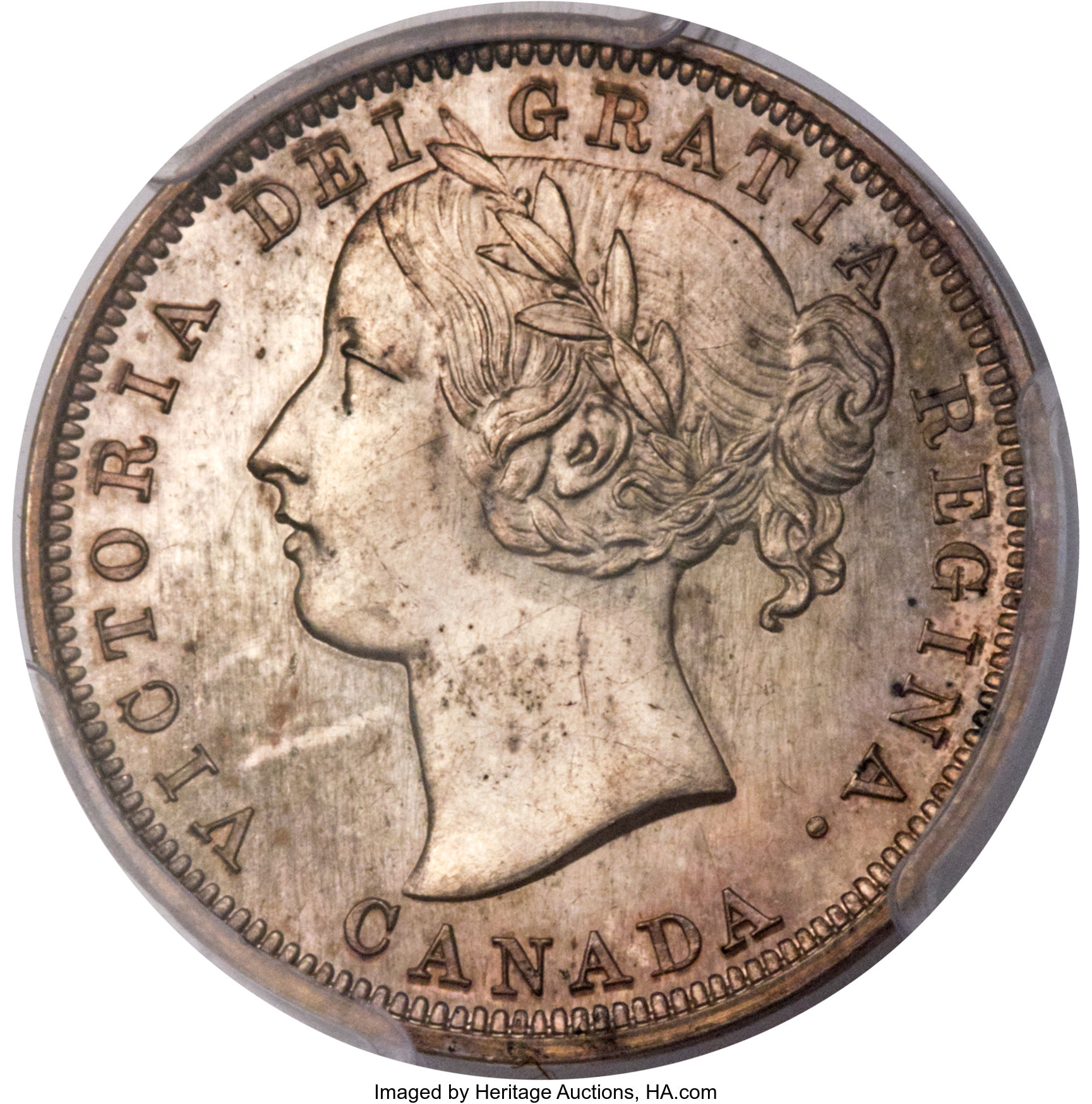 image for: Victoria Specimen 20 Cents 1858 SP64 PCGS