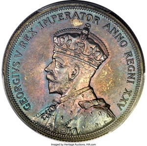 image for: George V Specimen Dollar 1935 SP65 PCGS