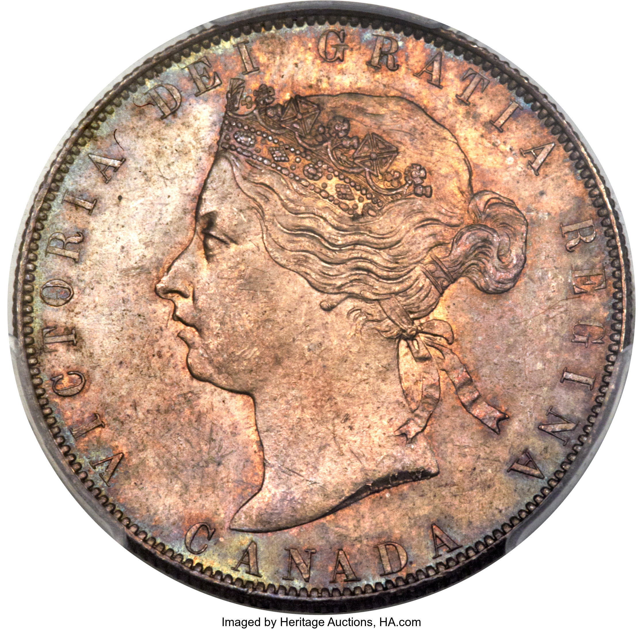 image for: Victoria 50 Cents 1888 MS64 PCGS