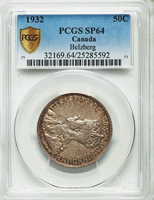 image for: George V Specimen 50 Cents 1932 SP64 PCGS
