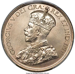 image for: George V Specimen Dollar 1936 SP65+ PCGS