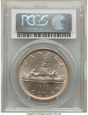 image for: George V Specimen Dollar 1936 SP65+ PCGS