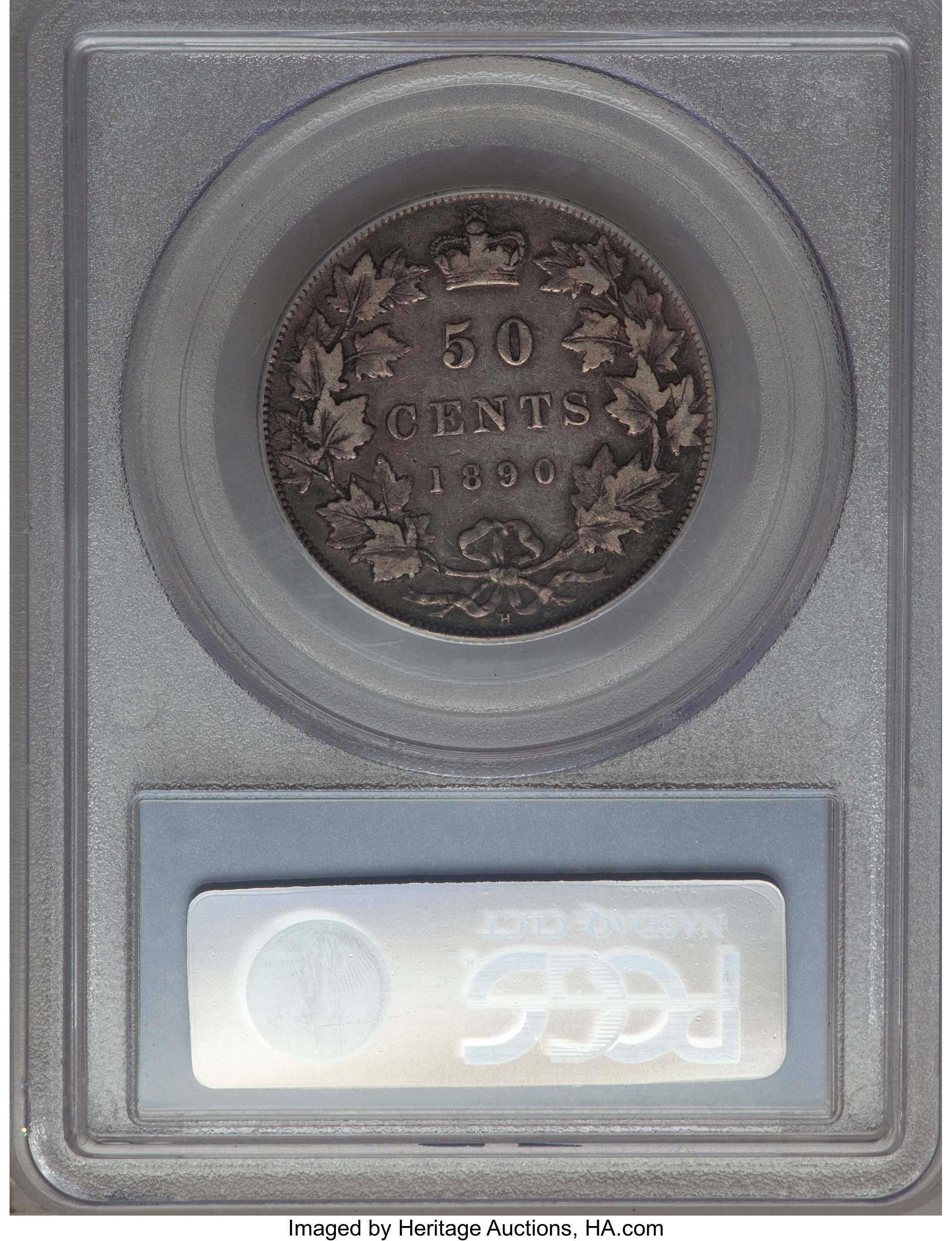 image for: Victoria 50 Cents 1890-H VF30 PCGS