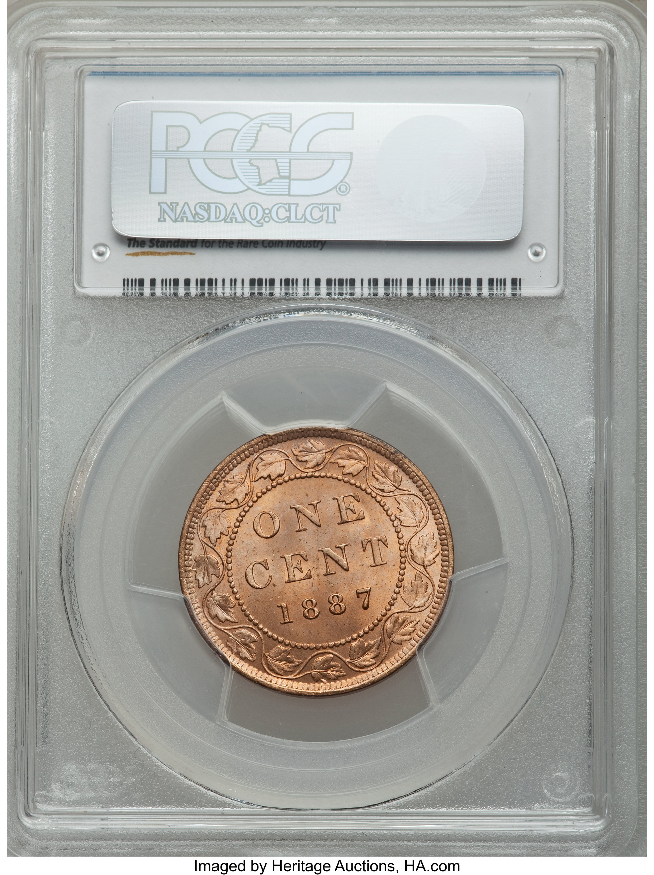 1887 1c MS RD MS65 RD thumbnail 4