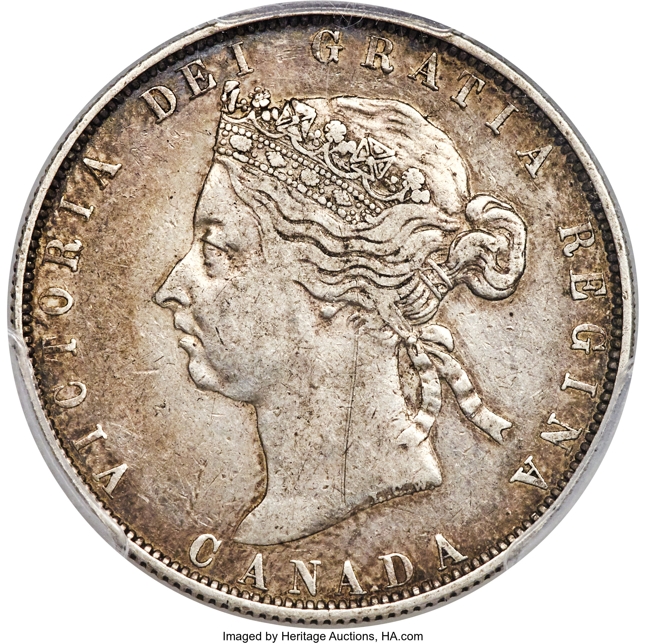 image for: Victoria 50 Cents 1890-H XF40 PCGS