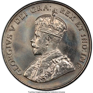 image for: George V Specimen 5 Cents 1930 SP69 PCGS