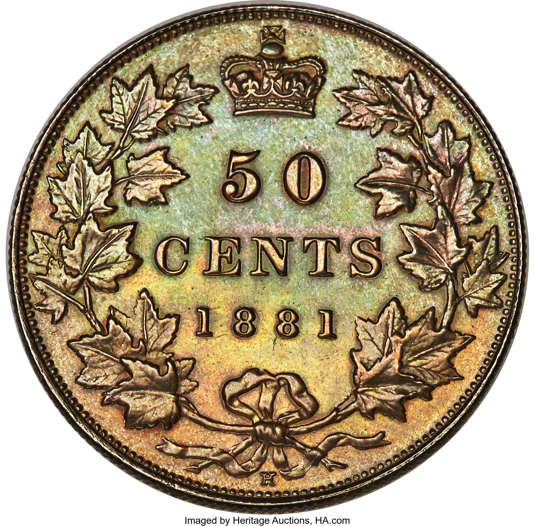 1881-H 50c MS60 thumbnail 12