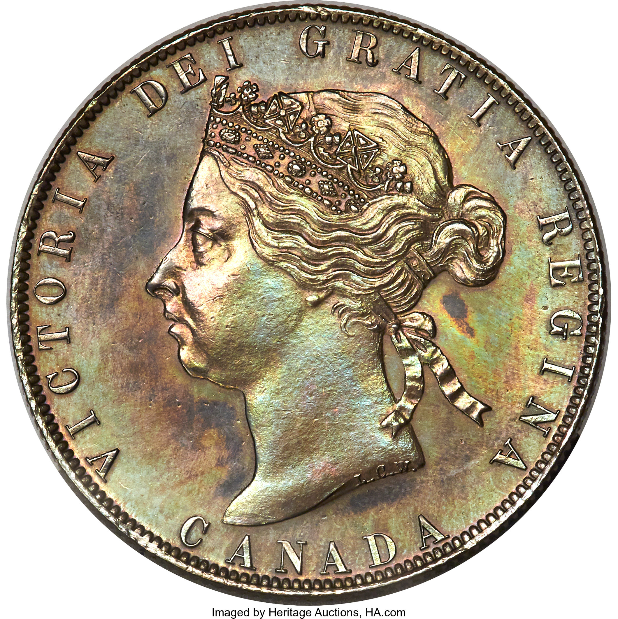 Victoria 50 Cents 1892 UNC Details (Surfaces Smoothed) PCGS