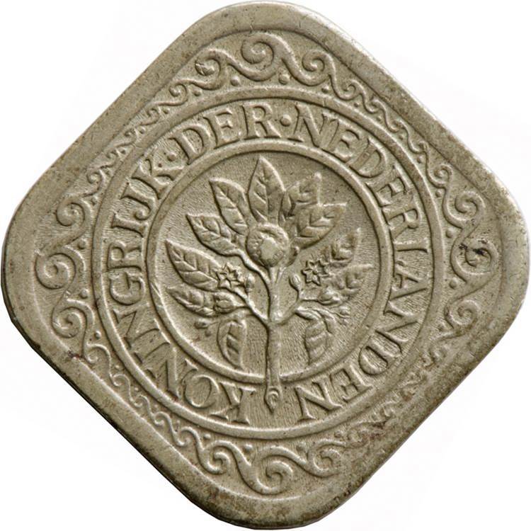 1943 Philadelphia mint 5 Ce MS