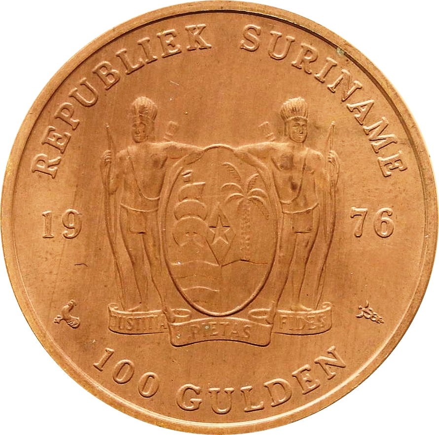 1976 Red gold 100 Gu MS