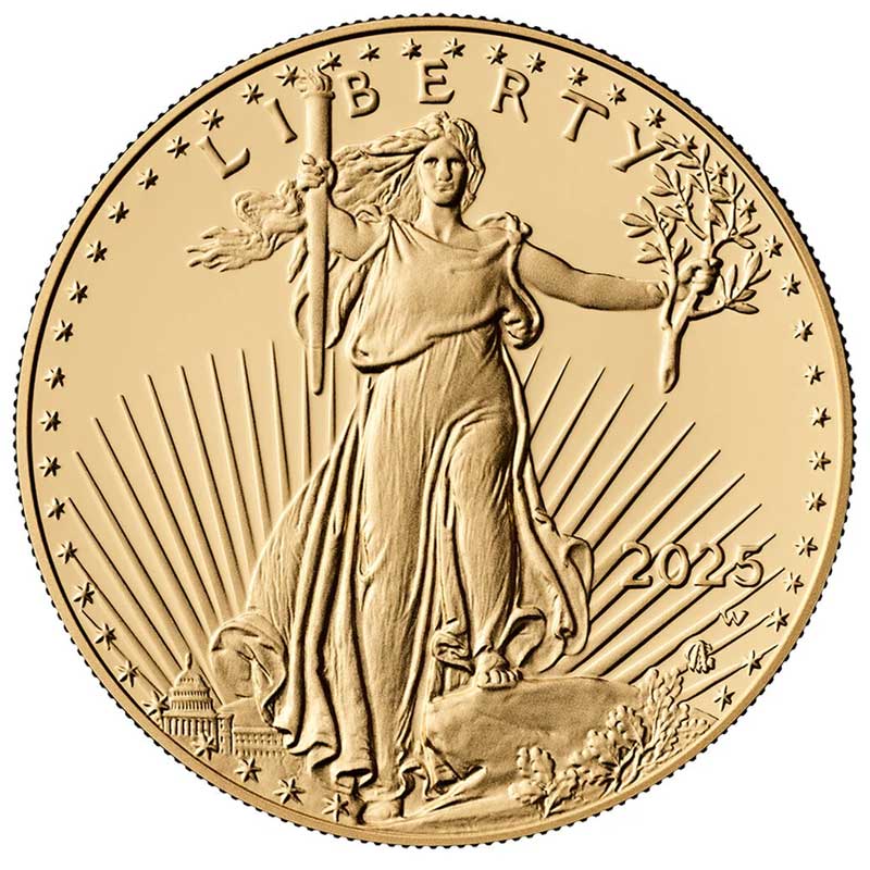2025-W G$50 Gold Eagle PR DCAM
