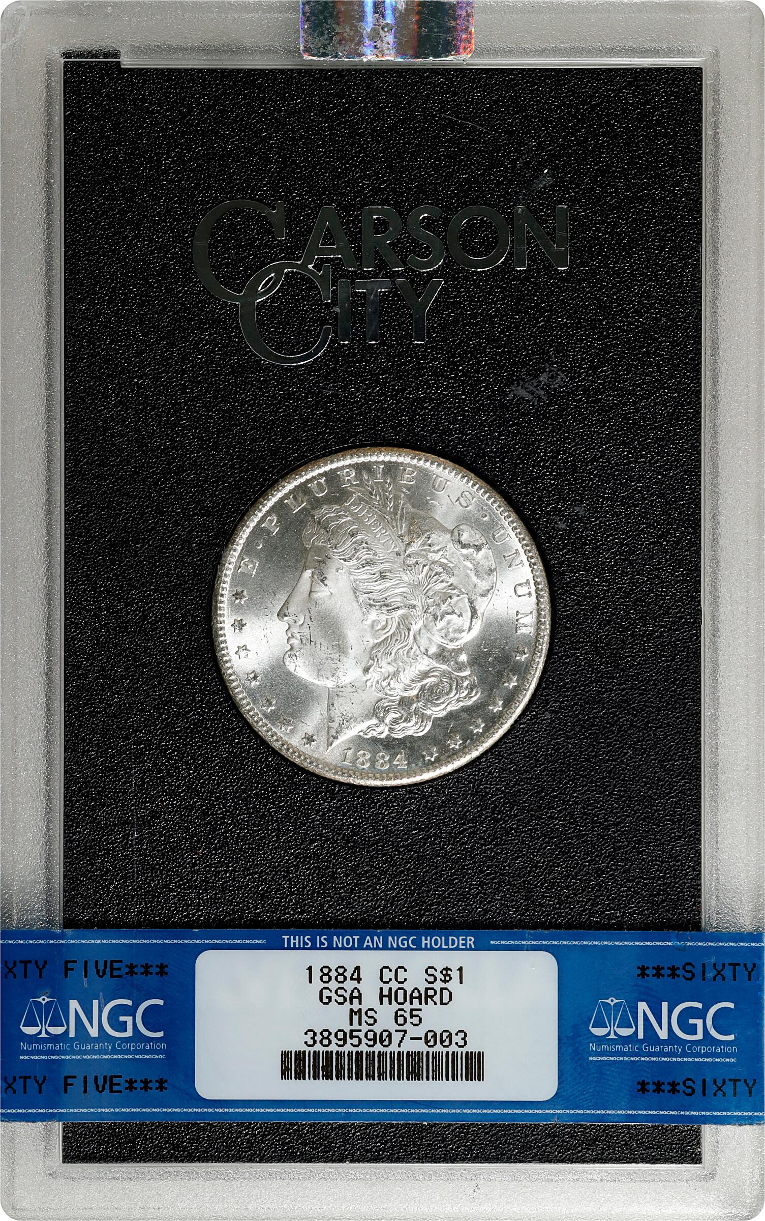 Image for 1865 1c Plain 5, Repunched Date, FS-302, S-4 MS BN