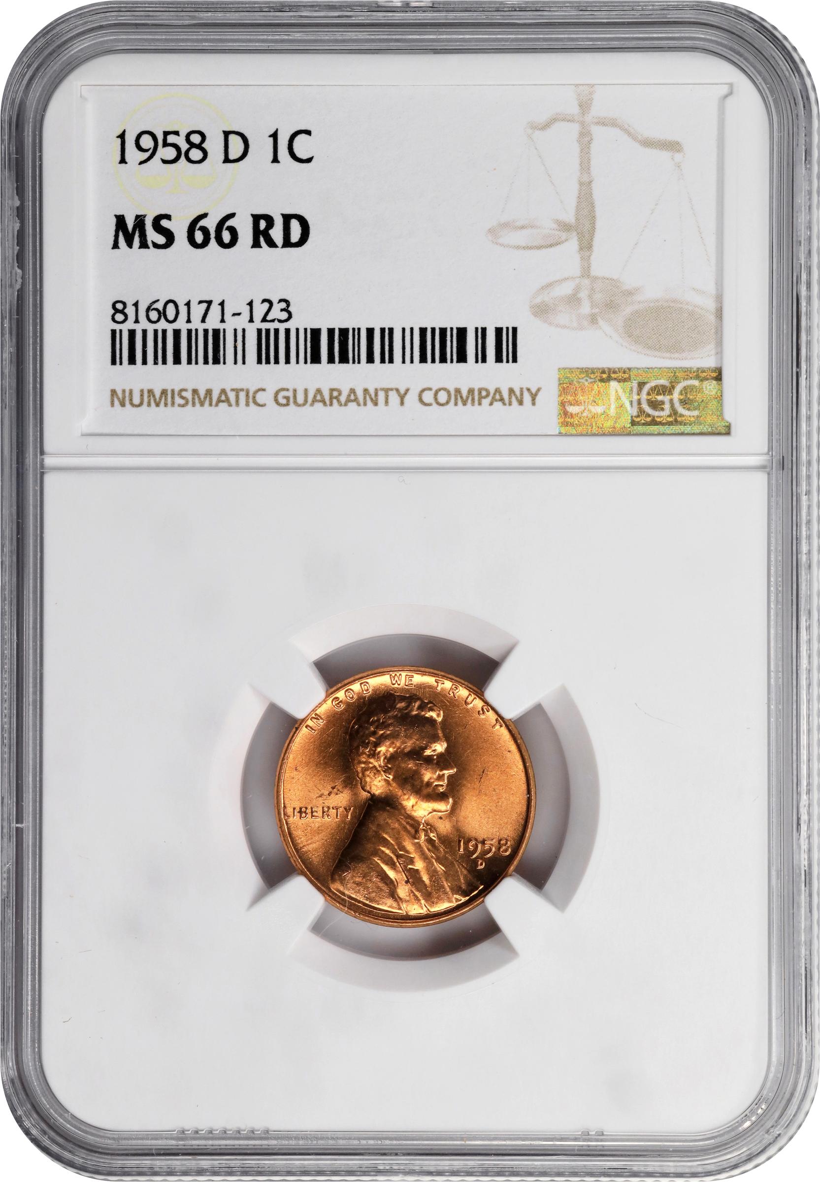 Image for 1910 1c Matte Finish PR RD