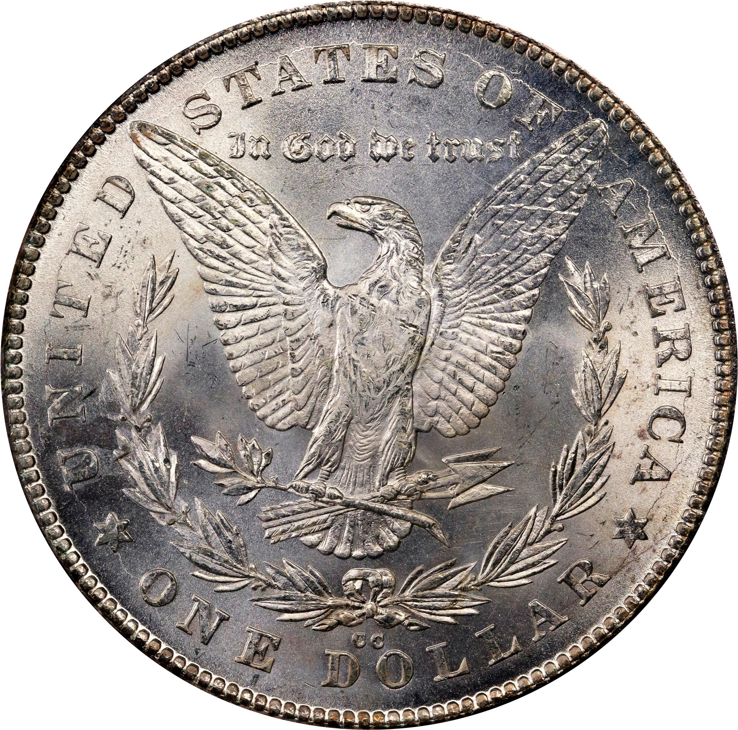 Image for 1883-CC $1  GSA Hoard, Doubled Date, VAM-8 MS