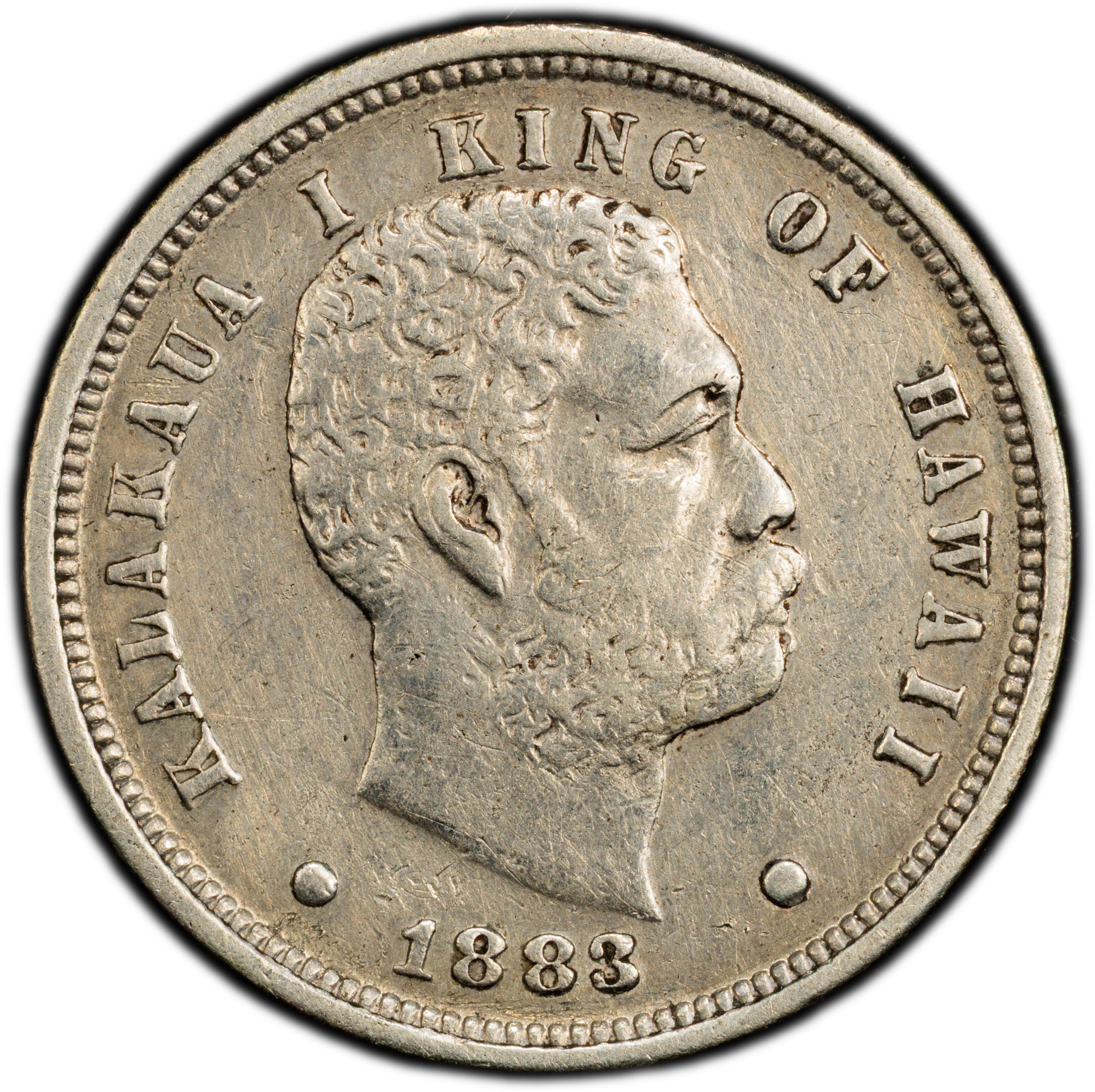 1883 10c Hawaii MS