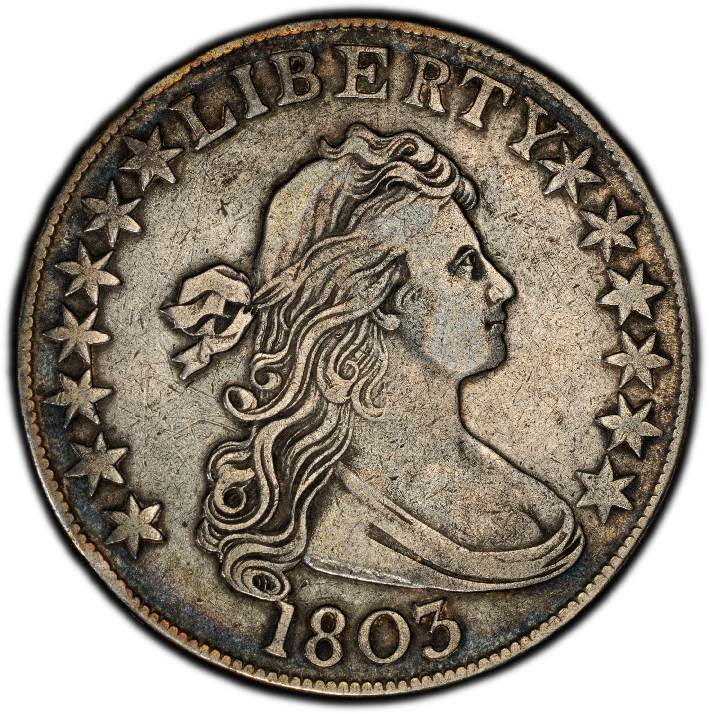 1803 50c Large 3 MS