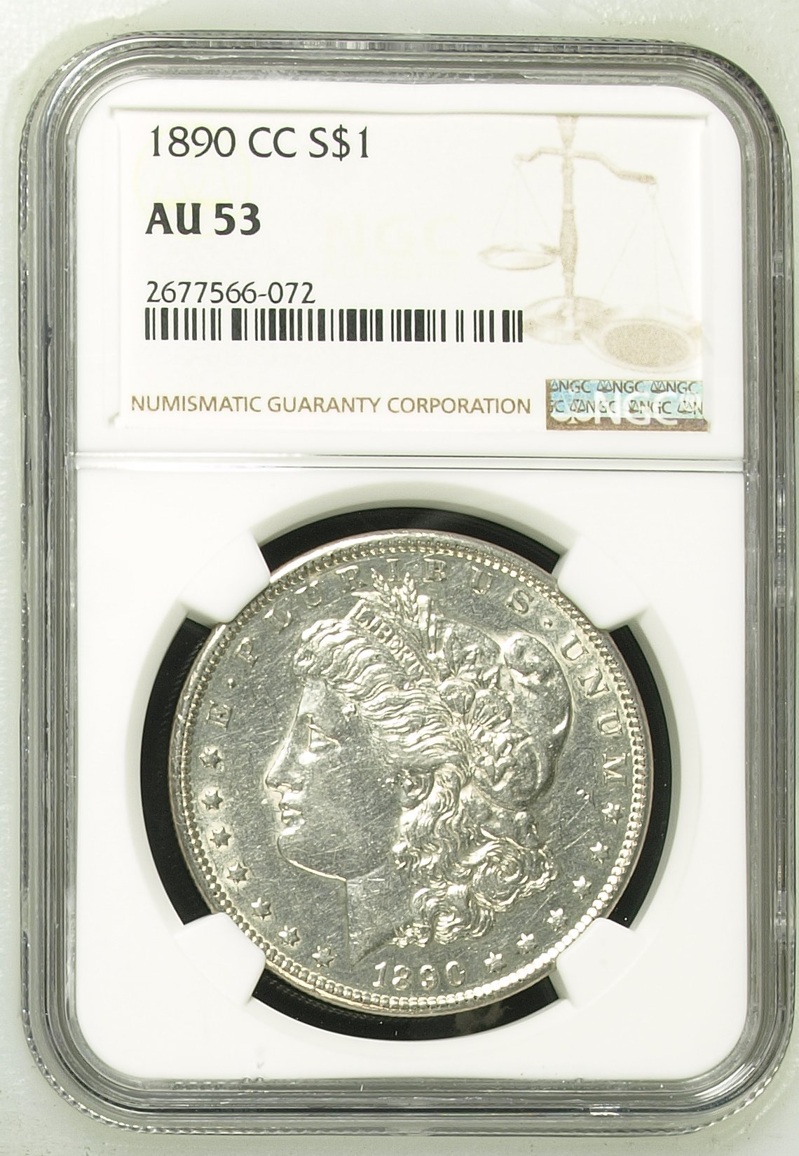 1890-CC $1 MS