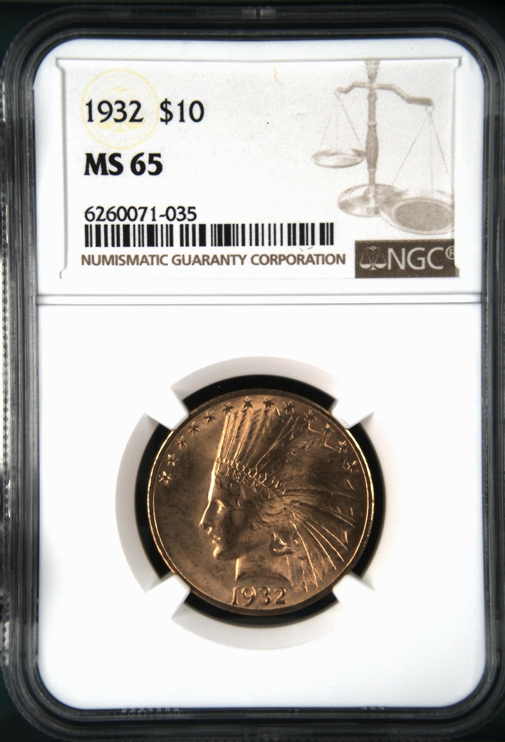 1932 $10 MS