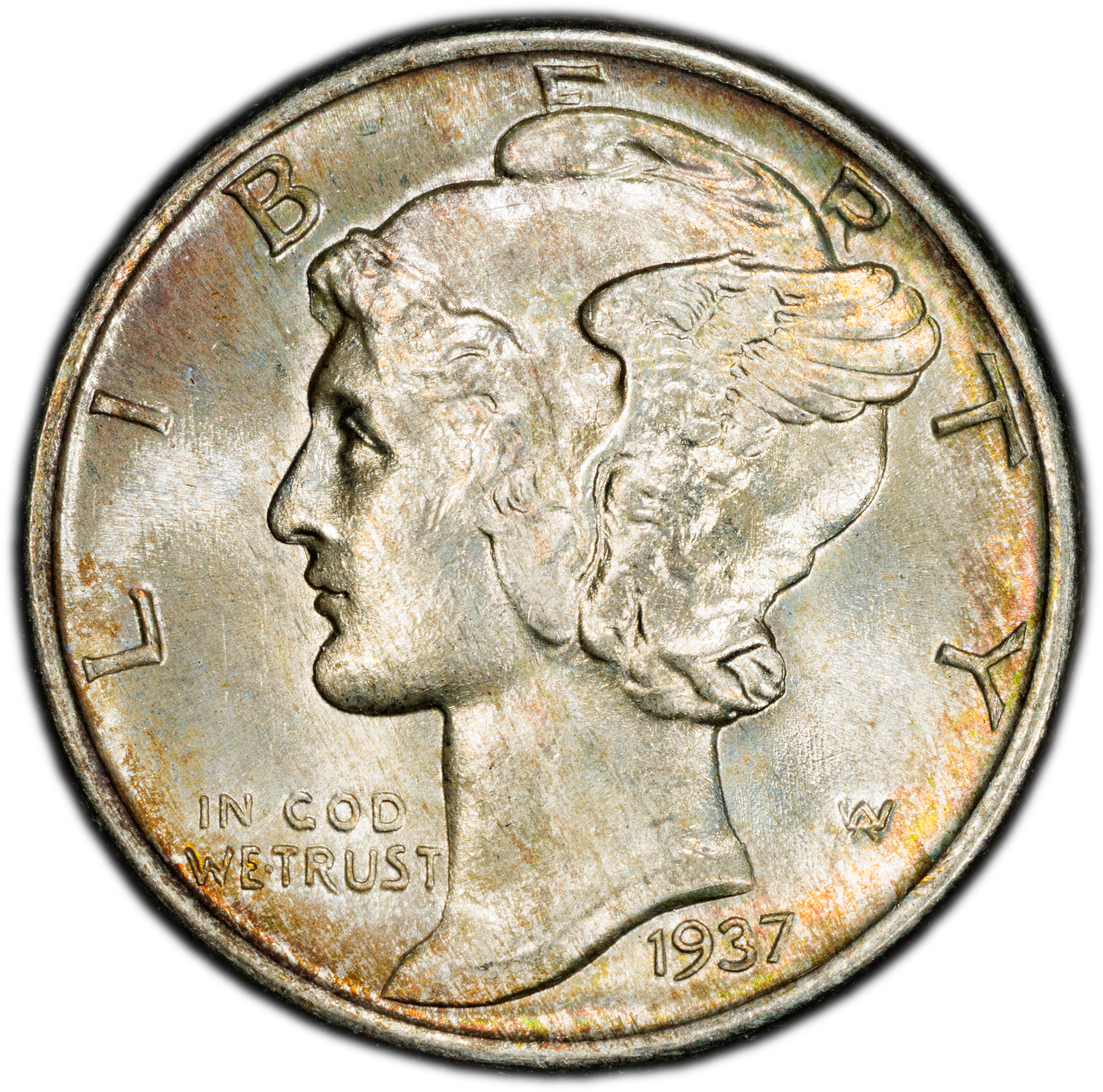 1937 10c MS FB